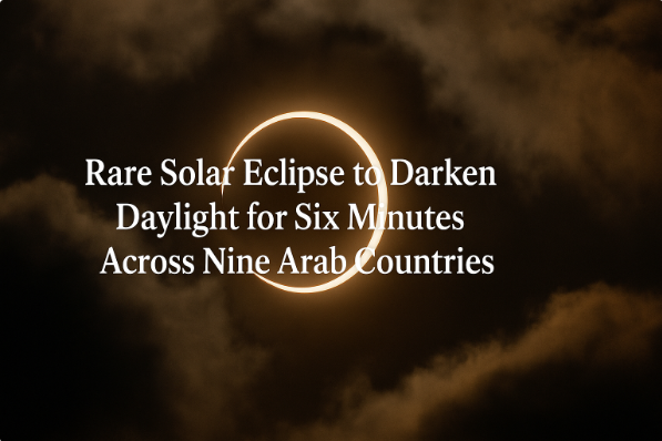 Rare Solar Eclipse to Darken Daylight for Six Minutes Across Nine Arab Countries